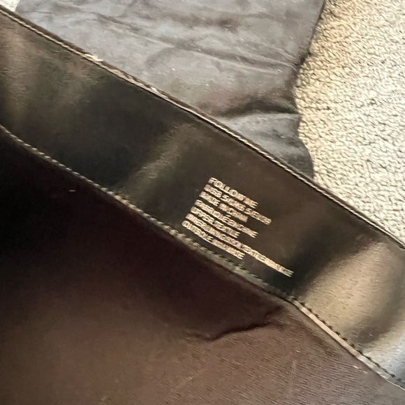 8.5 Womens Over the knee black heeled boots - Picture 7 of 8